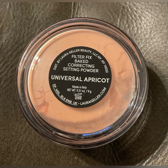 Laura Geller Filter Fix Baked Correcting Setting Powder-Universal Apricot - Picture 3 of 4